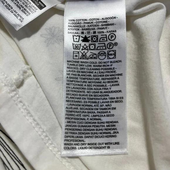 LEVIS Womens Floral Cloud Dancer Perfect Crewneck Tshirt Size Small - Picture 9 of 13